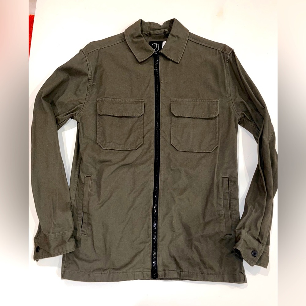 Original Use Military Style Shirt Jacket Gem